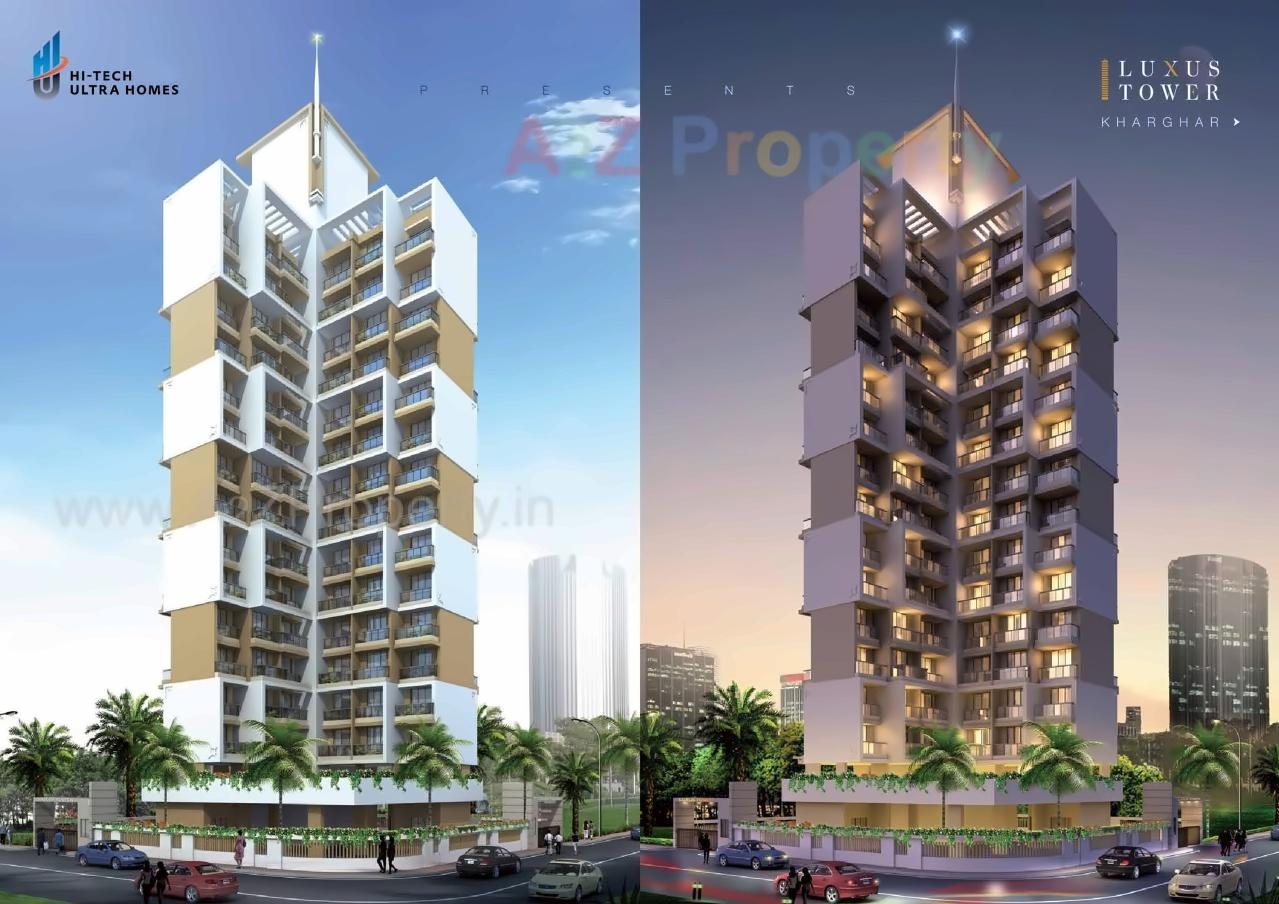 3D Elevation of real estate project Luxus Tower located at Kharghar, Raigarh, Maharashtra