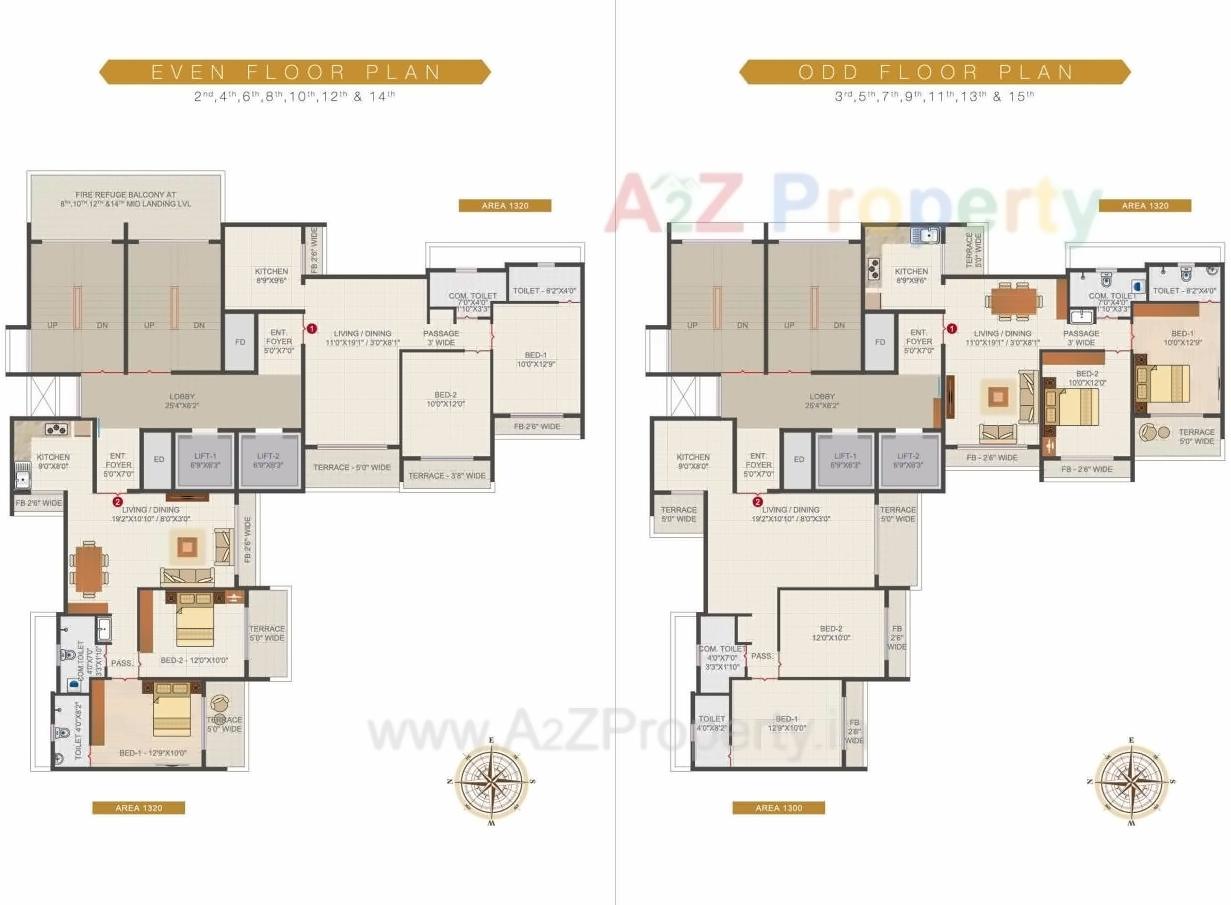 Layout of real estate project Luxus Tower located at Kharghar, Raigarh, Maharashtra