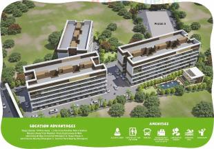 Elevation of real estate project Mahaavir Majesty located at Ghot, Raigarh, Maharashtra