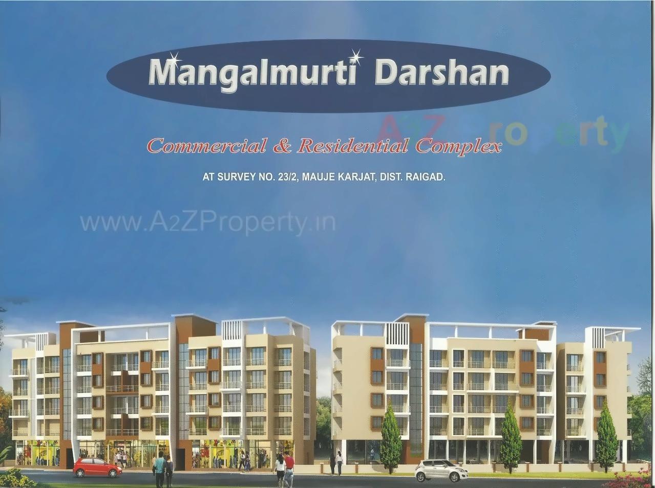3D Elevation of real estate project Mangalmurti Darshan located at Karjat, Raigarh, Maharashtra