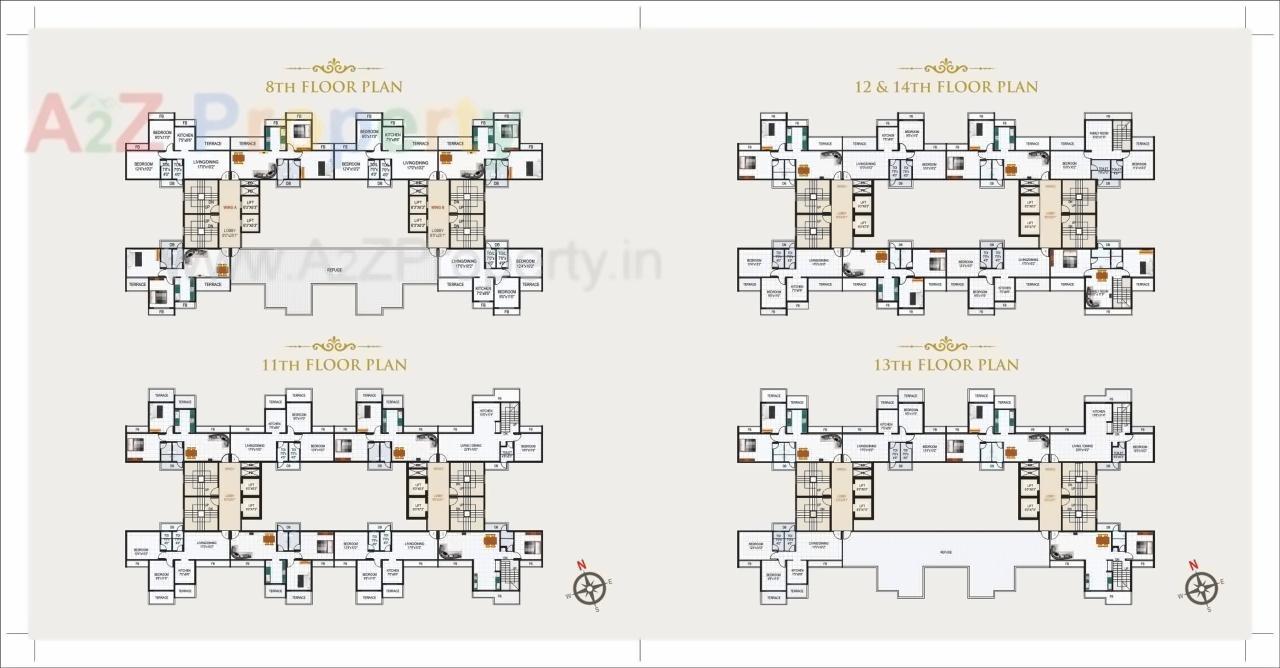 Layout of real estate project Maple Ivy located at Ulawe, Raigarh, Maharashtra
