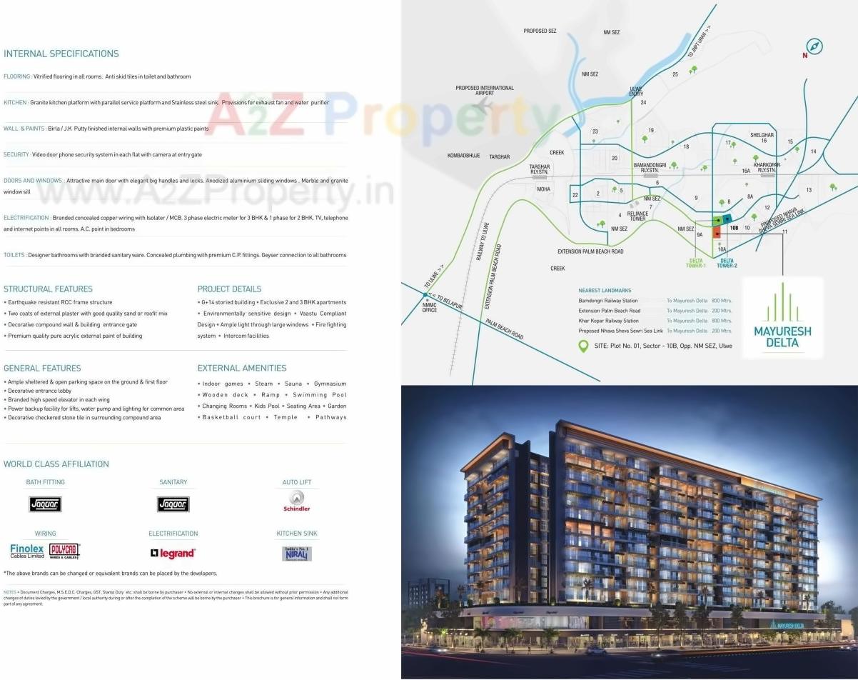  of real estate project Mayuresh Delta located at Ulawe, Raigarh, Maharashtra