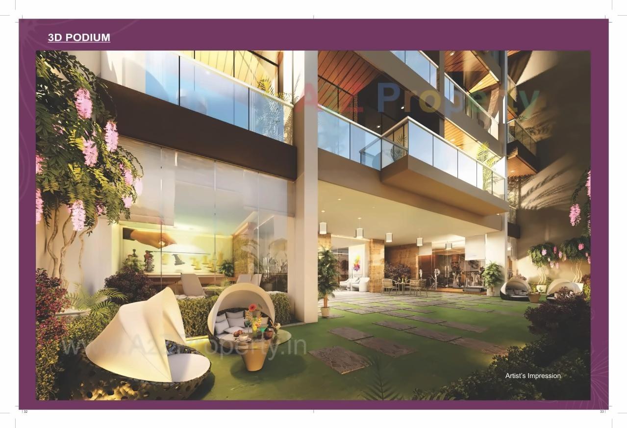 3D Elevation of real estate project Mega Ista located at Ulawe, Raigarh, Maharashtra