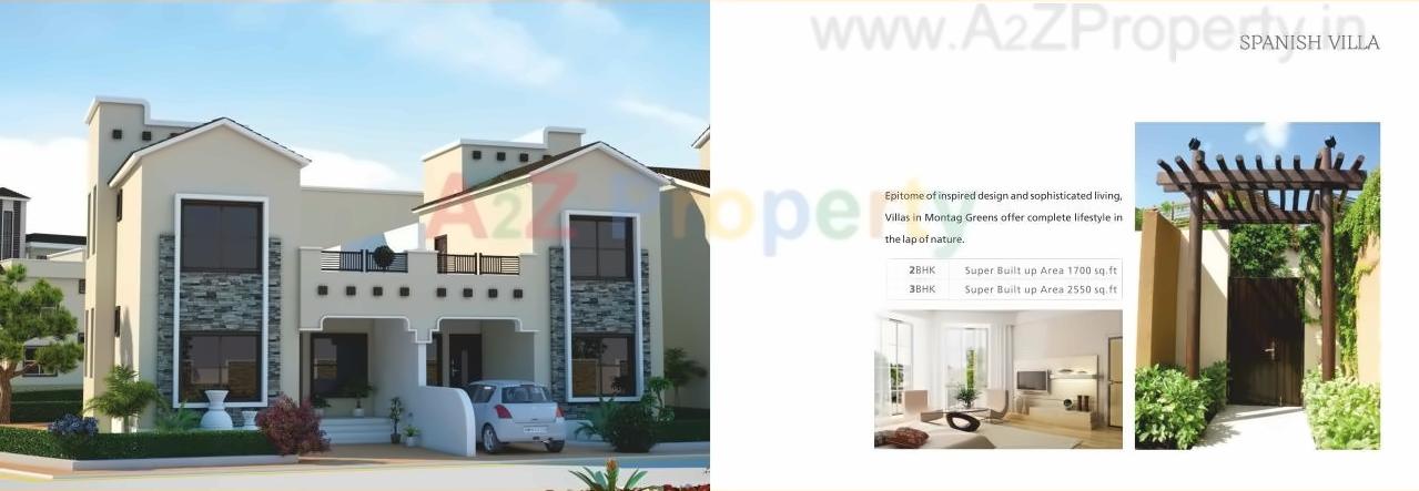 3D Elevation of real estate project Montag Greens located at Kashele, Raigarh, Maharashtra