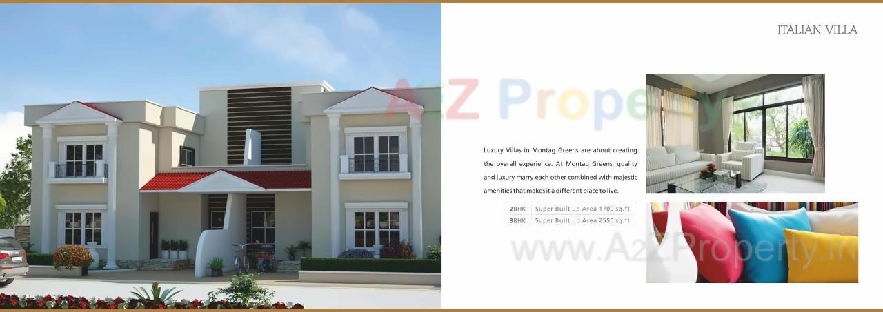 3D Elevation of real estate project Montag Greens located at Kashele, Raigarh, Maharashtra