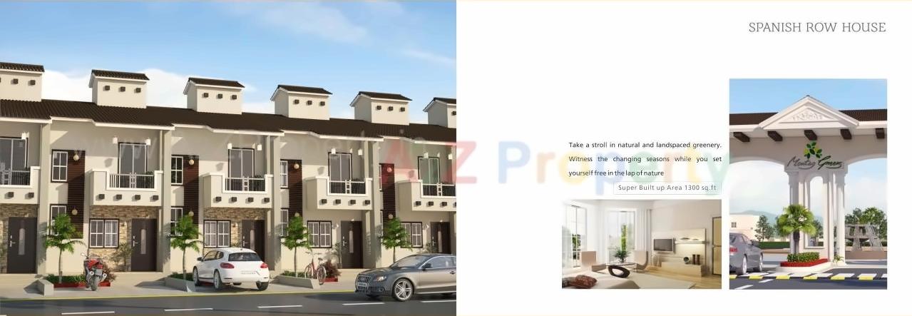 3D Elevation of real estate project Montag Greens located at Kashele, Raigarh, Maharashtra
