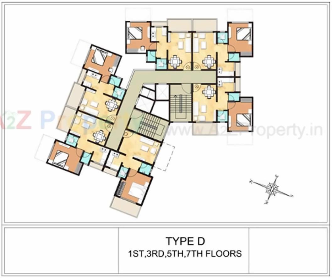 Layout of real estate project Moraj Maa Smriti located at Khopoli, Raigarh, Maharashtra