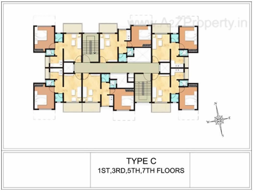 Layout of real estate project Moraj Maa Smriti located at Khopoli, Raigarh, Maharashtra