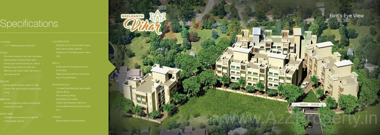 3D Elevation of real estate project Neelkanth Vihar located at Vichumbe, Raigarh, Maharashtra