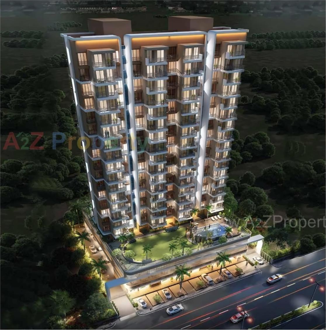 3D Elevation of real estate project Nestor located at Bokadvira, Raigarh, Maharashtra