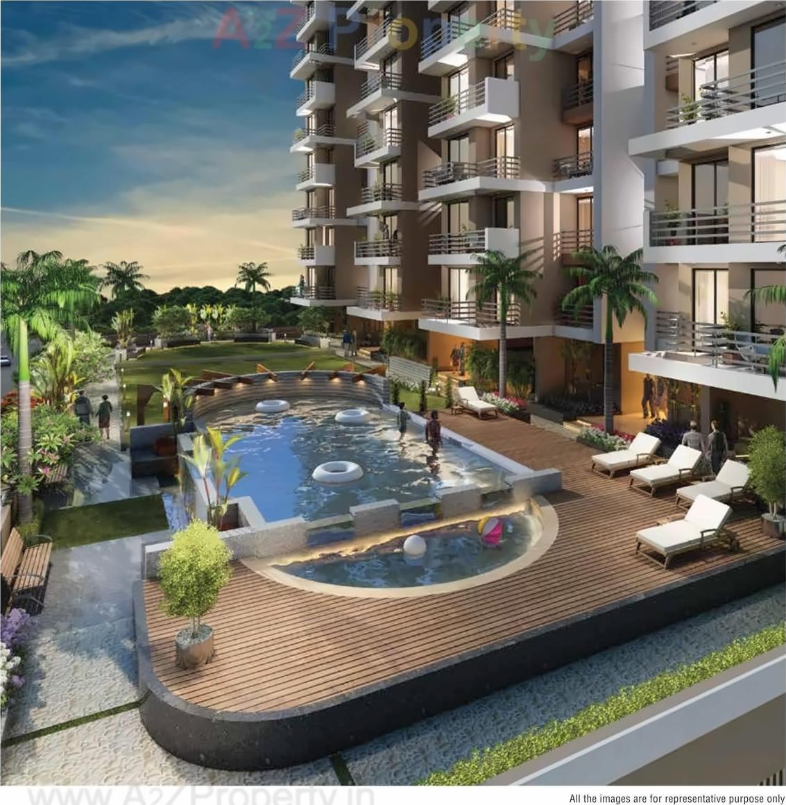 3D Elevation of real estate project Nestor located at Bokadvira, Raigarh, Maharashtra