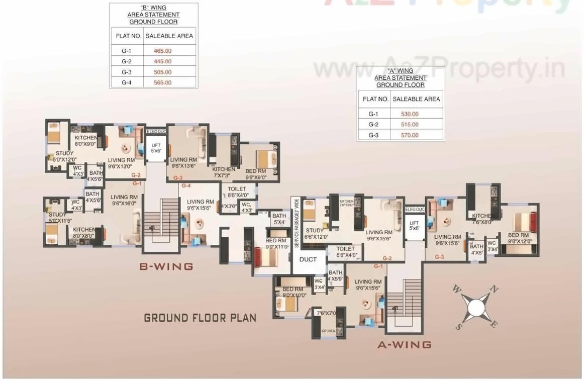 Layout of real estate project Nikhil Residency located at Neral, Raigarh, Maharashtra