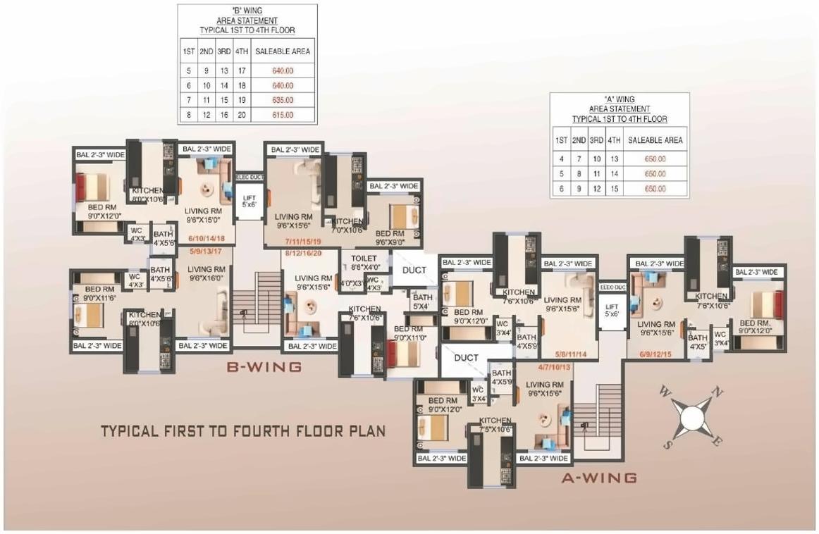 Layout of real estate project Nikhil Residency located at Neral, Raigarh, Maharashtra