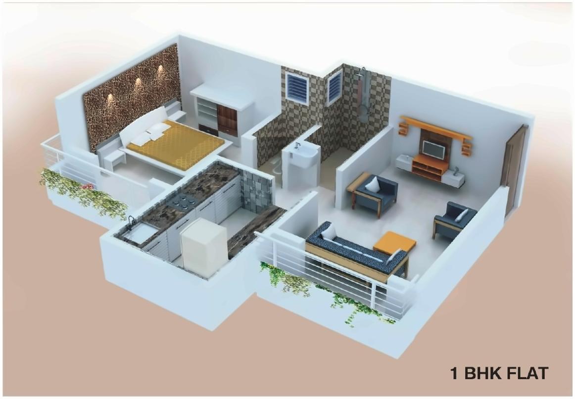 Layout of real estate project Nikhil Residency located at Neral, Raigarh, Maharashtra