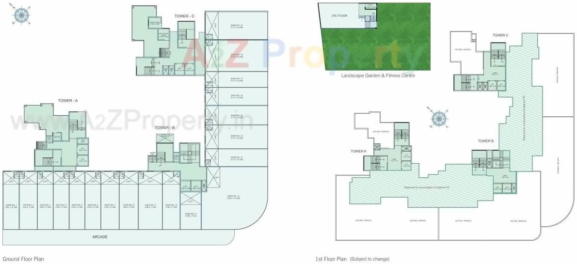 Layout of real estate project Om Shivam Arjun located at Kamothe-, Raigarh, Maharashtra