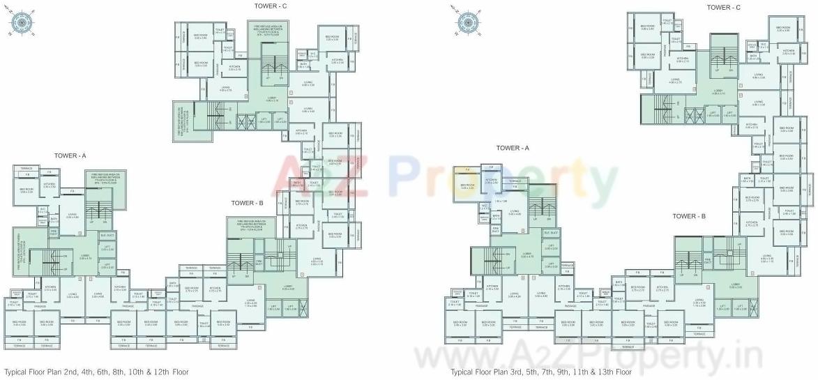 Layout of real estate project Om Shivam Arjun located at Kamothe-, Raigarh, Maharashtra