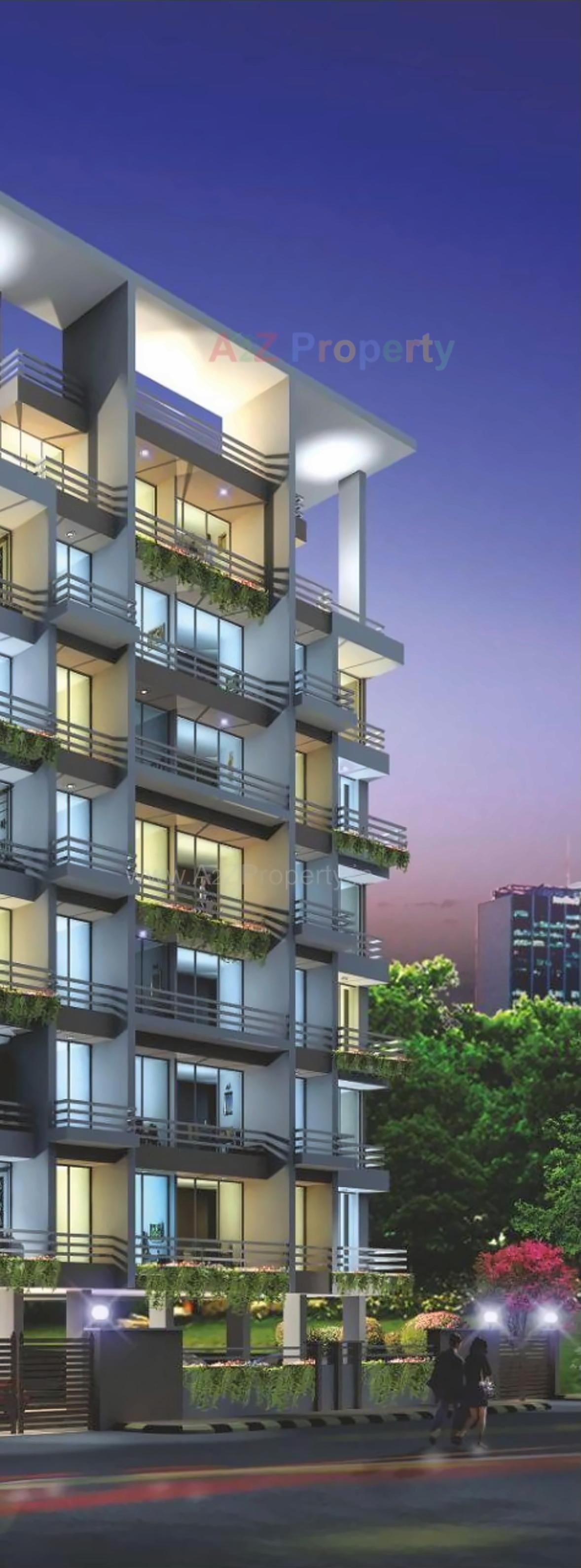 3D Elevation of real estate project Orchid Meadows located at Ulawe, Raigarh, Maharashtra