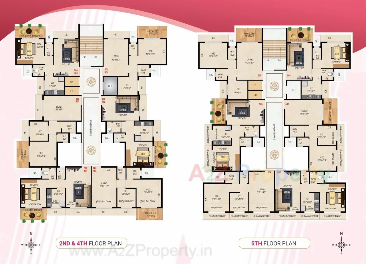 Layout of real estate project Orchid Villa located at Bhokarpada, Raigarh, Maharashtra