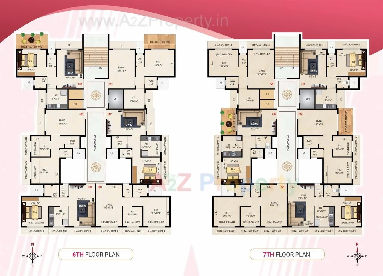 Layout of real estate project Orchid Villa located at Bhokarpada, Raigarh, Maharashtra
