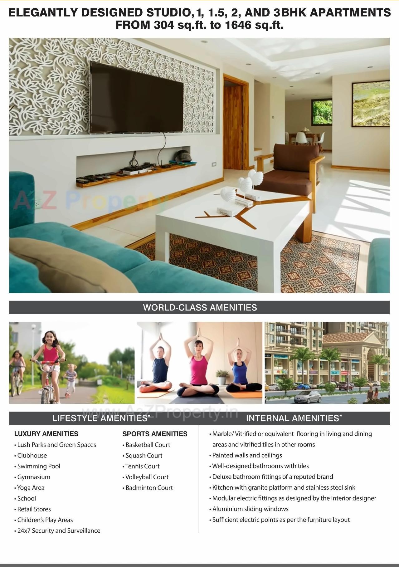 3D Elevation of real estate project Orion located at Bhokarpada, Raigarh, Maharashtra