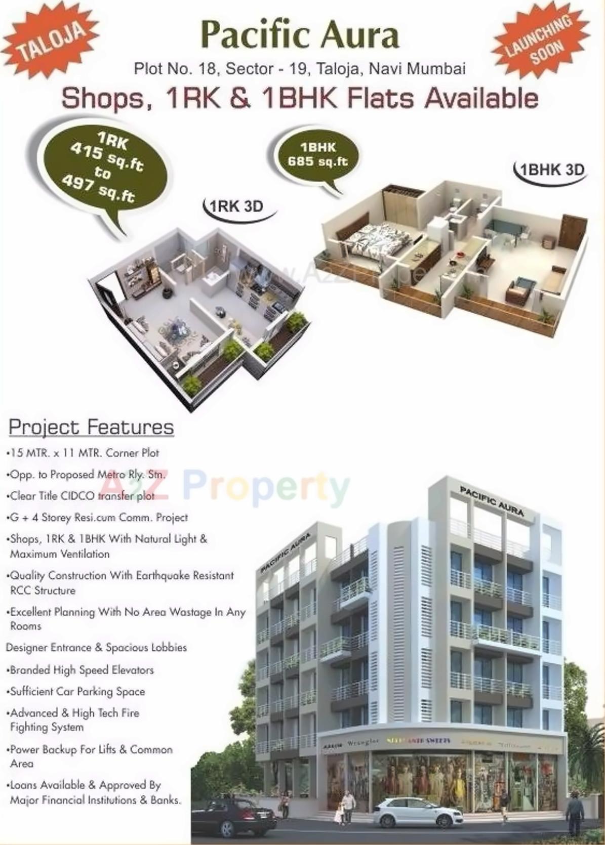  of real estate project Pacific Aura located at Taloje-panchnad-, Raigarh, Maharashtra