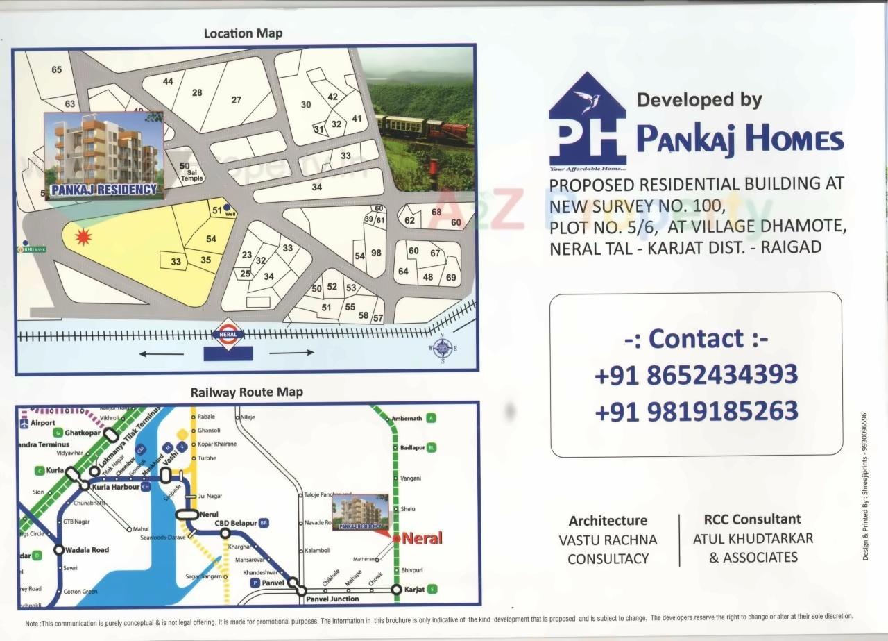  of real estate project Pankaj Residency located at Dhamote, Raigarh, Maharashtra