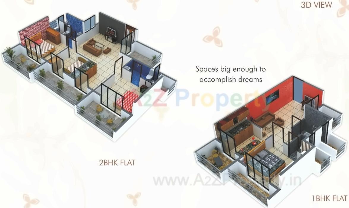 Layout of real estate project Payal Palace located at Ulawe, Raigarh, Maharashtra