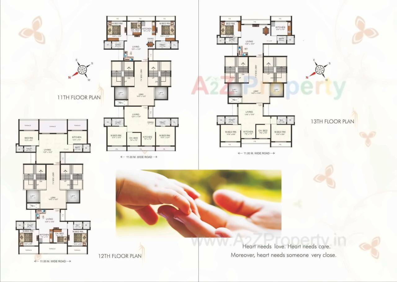 Layout of real estate project Payal Palace located at Ulawe, Raigarh, Maharashtra