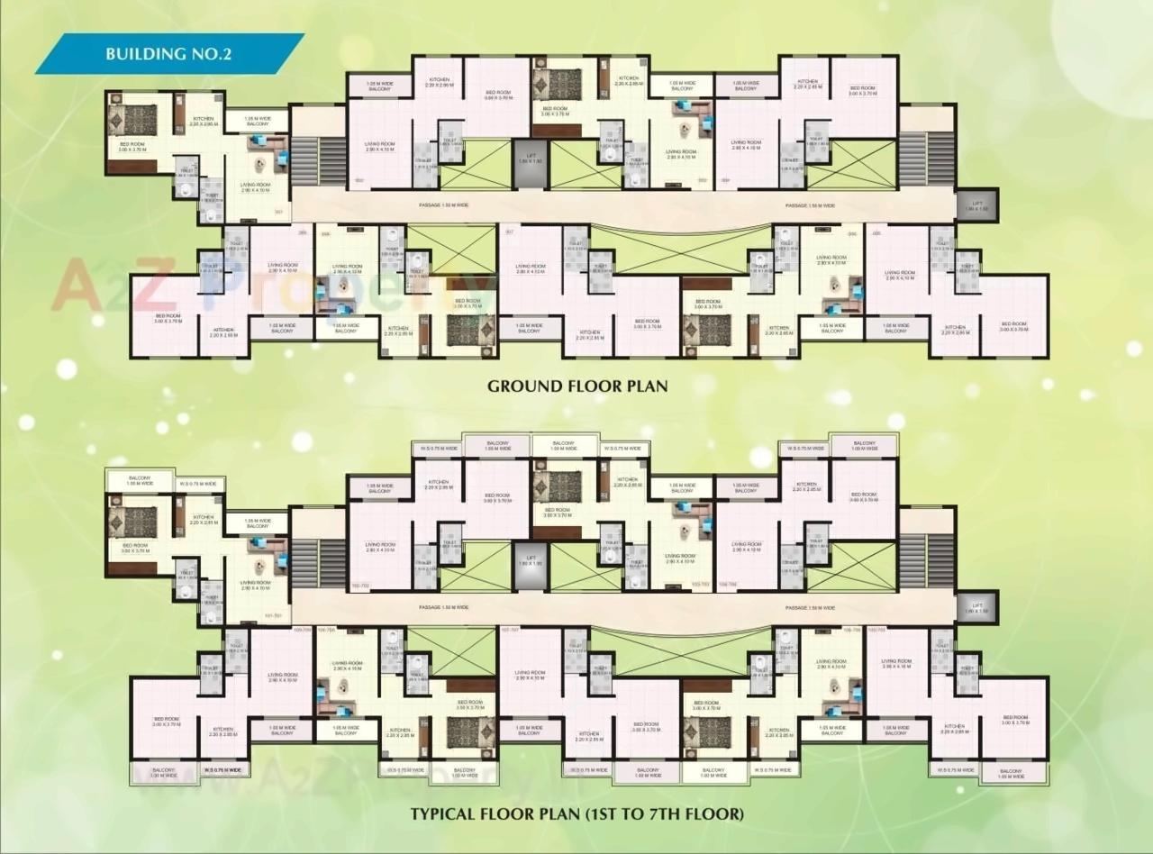 Layout of real estate project Phase Jainam Garden located at Khopoli, Raigarh, Maharashtra
