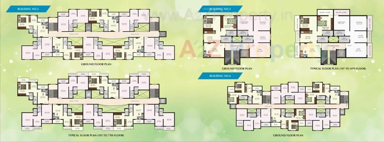 Layout of real estate project Phase Jainam Garden located at Khopoli, Raigarh, Maharashtra