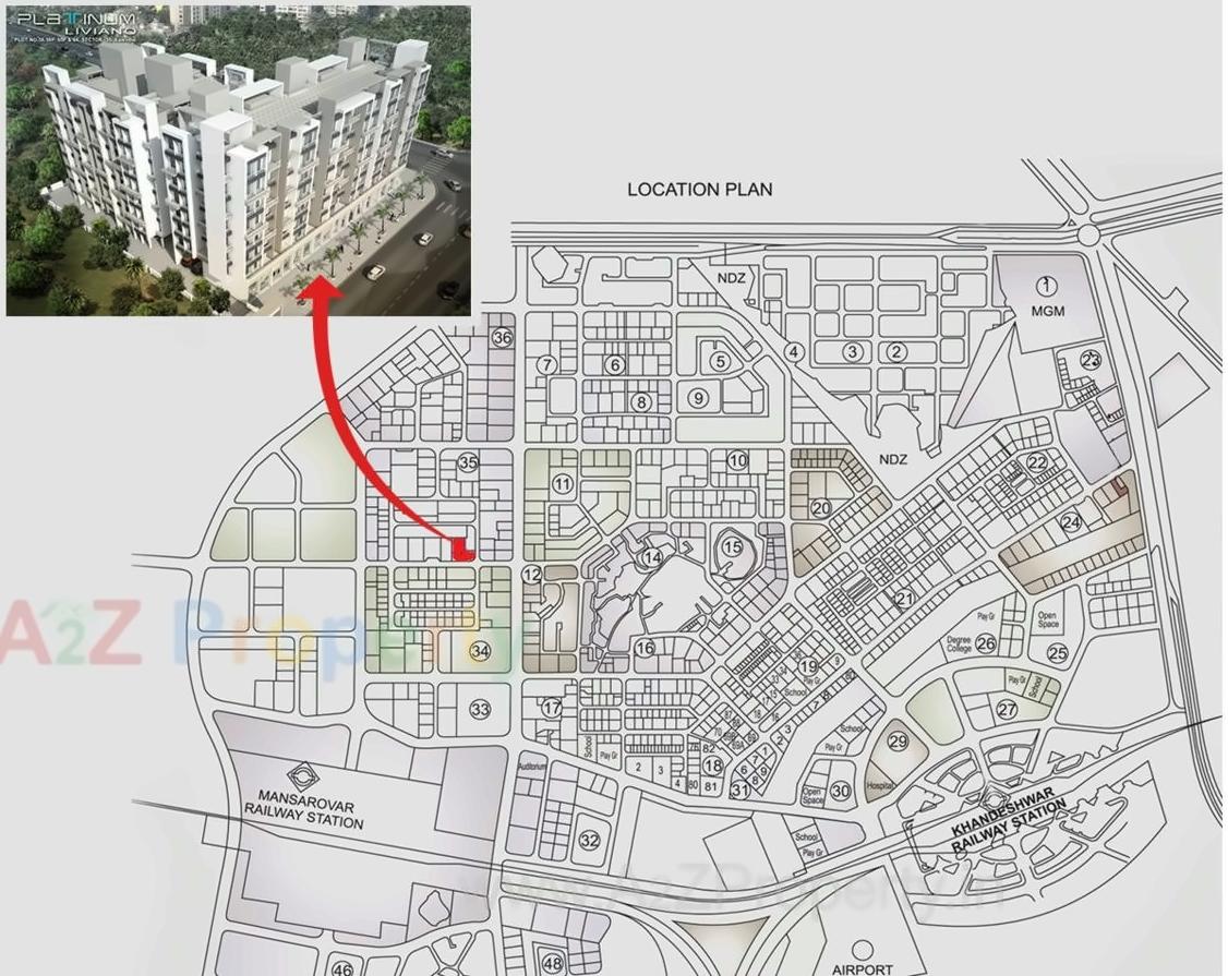  of real estate project Platinum Liviano located at Kamothe, Raigarh, Maharashtra