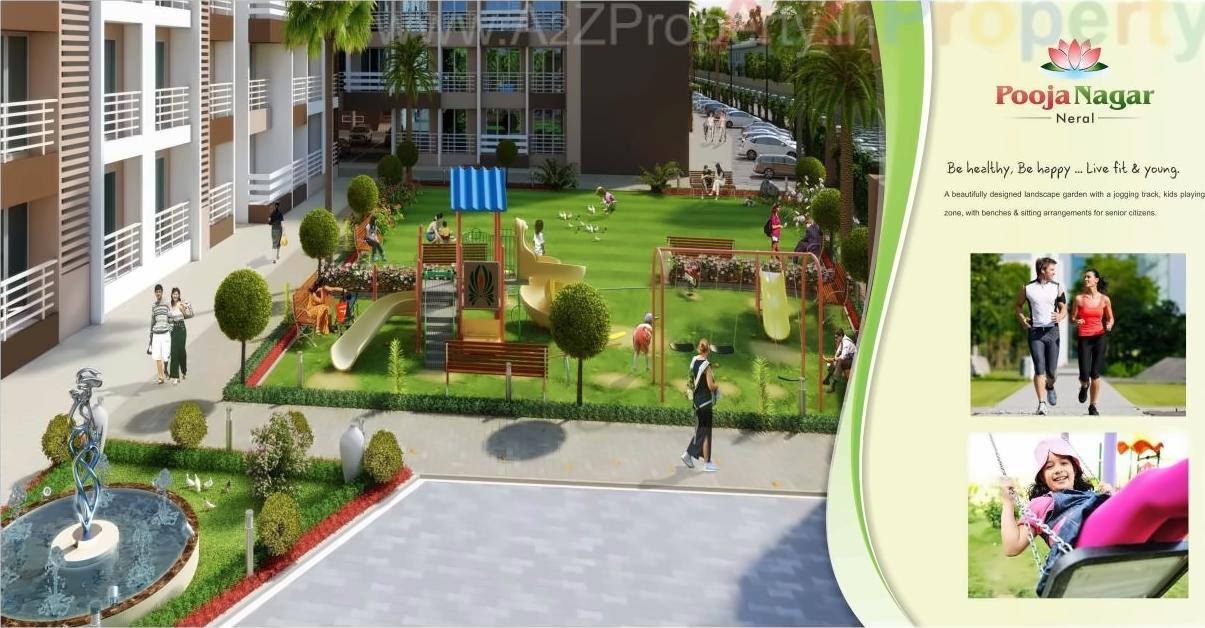 3D Elevation of real estate project Pooja Nagar located at Neral, Raigarh, Maharashtra