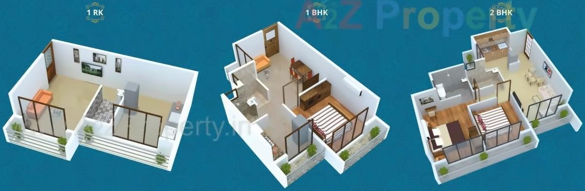 Layout of real estate project Poojan Palacia C located at Karjat, Raigarh, Maharashtra