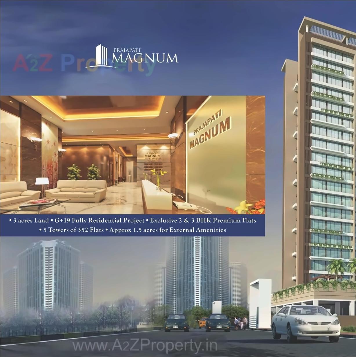 3D Elevation of real estate project Prajapati Magnum located at Bokadvira, Raigarh, Maharashtra