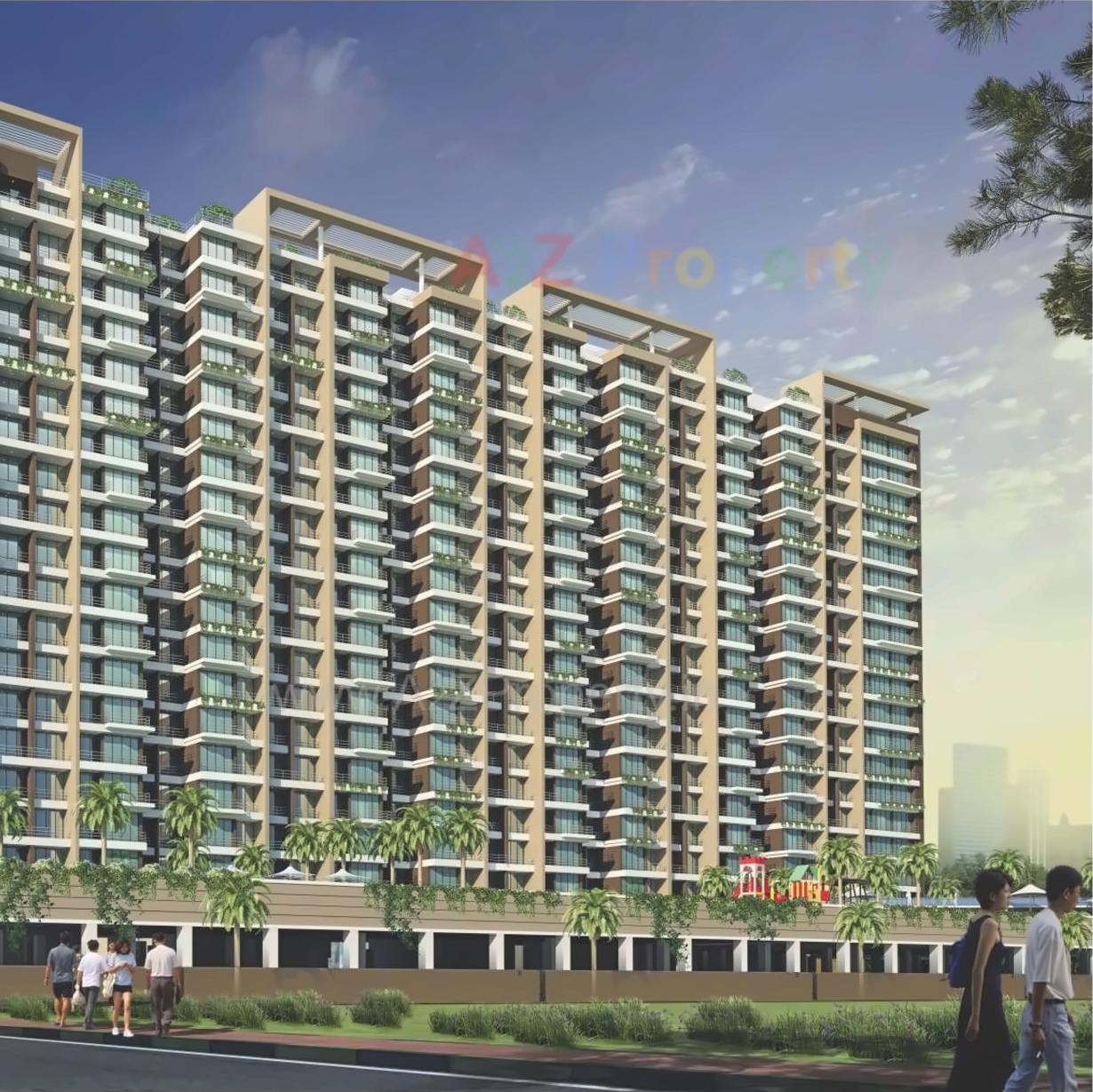 3D Elevation of real estate project Prajapati Magnum located at Bokadvira, Raigarh, Maharashtra