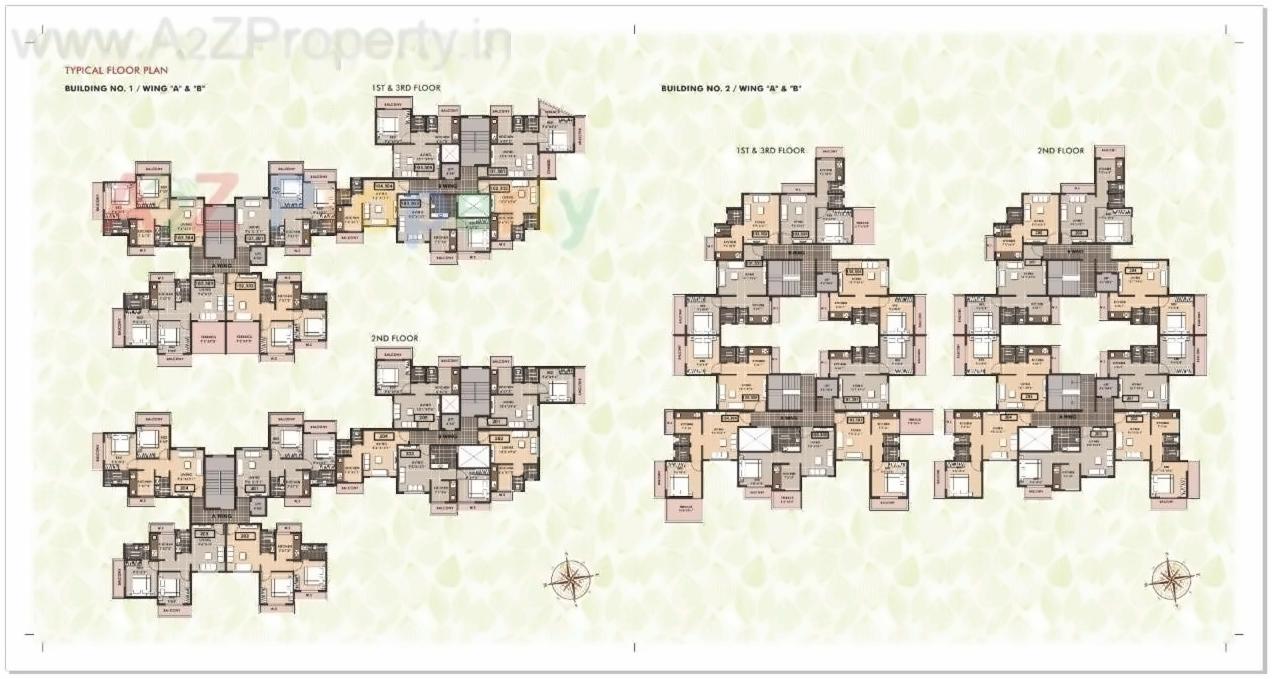 Layout of real estate project Prakriti Sparsh located at Waje, Raigarh, Maharashtra