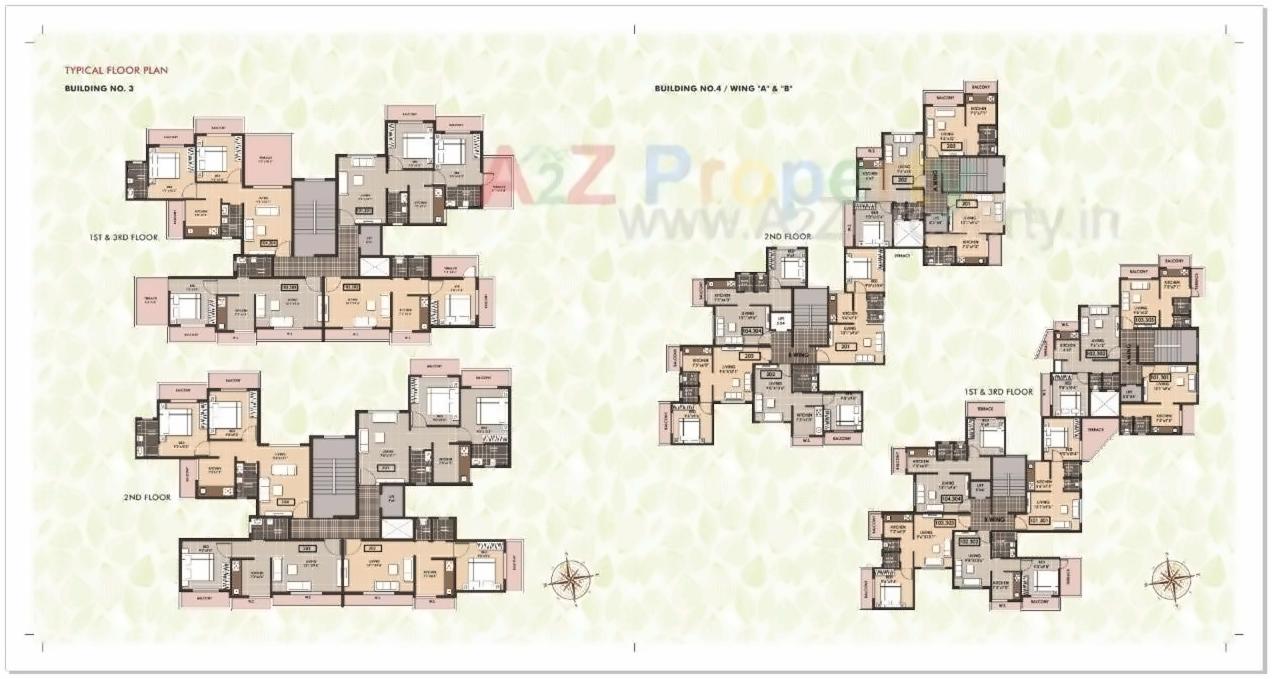 Layout of real estate project Prakriti Sparsh located at Waje, Raigarh, Maharashtra