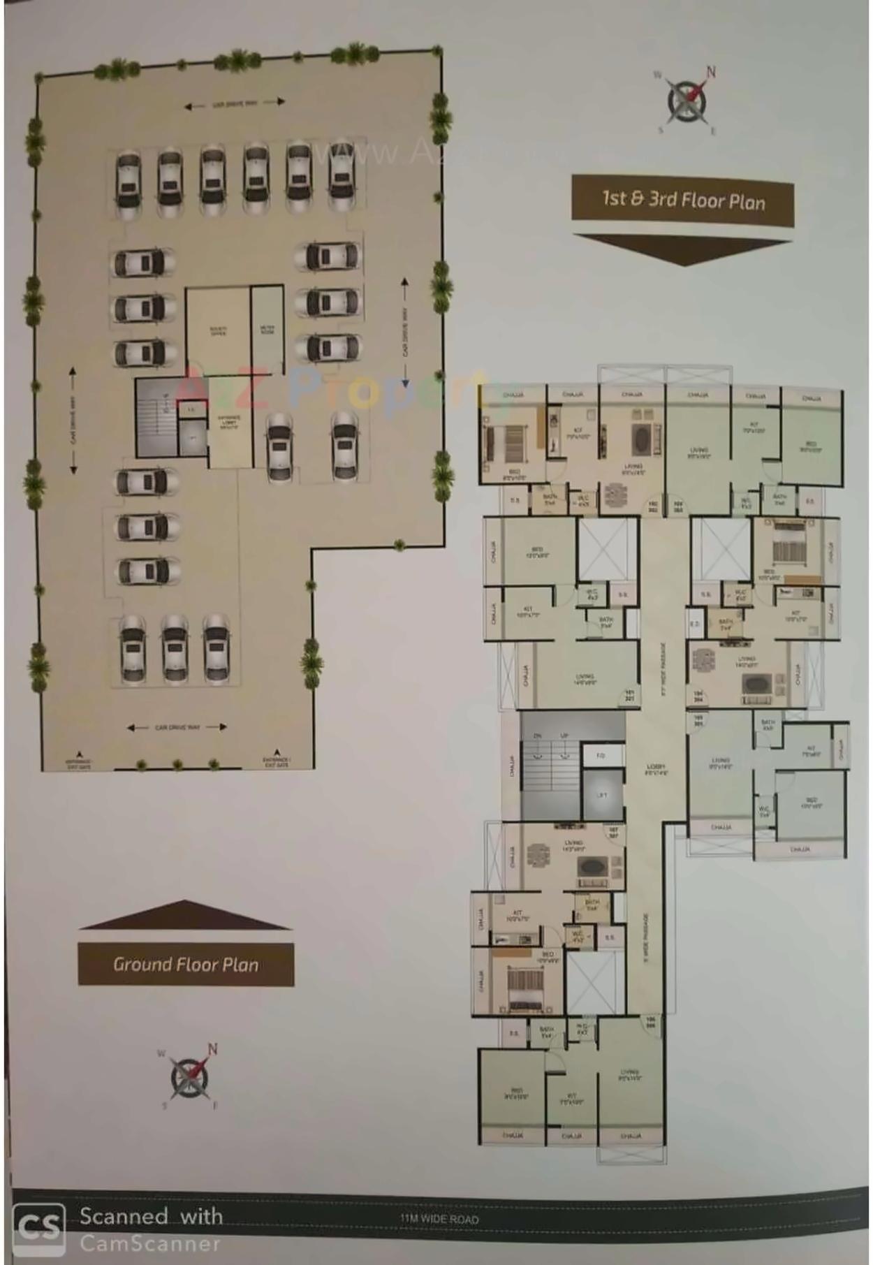 Layout of real estate project Pramukh Narayan located at Taloje-panchnad-, Raigarh, Maharashtra