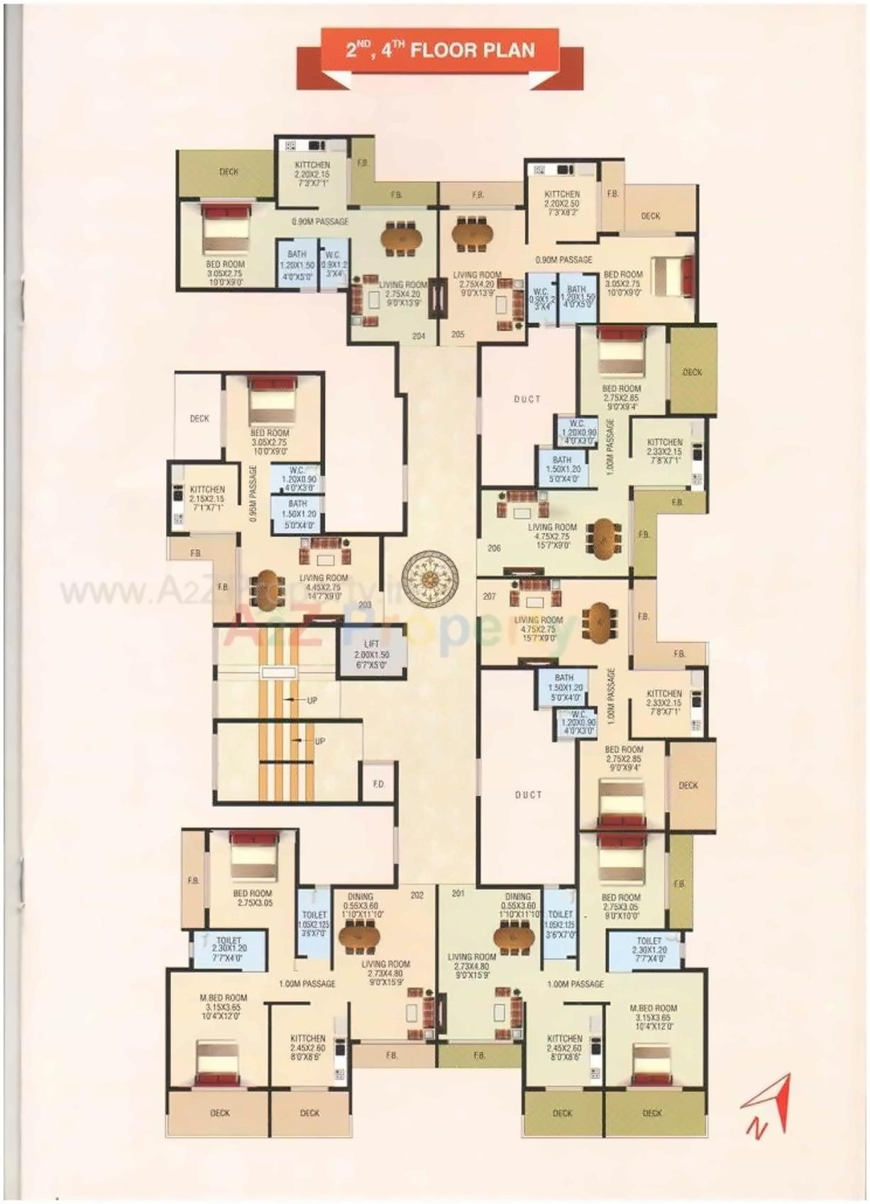 Layout of real estate project Pratham Residency located at Bokadvira, Raigarh, Maharashtra