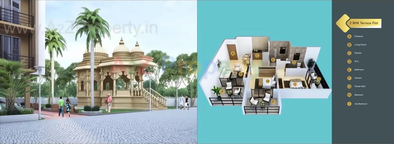 Layout of real estate project Prayag City located at Vihighar, Raigarh, Maharashtra