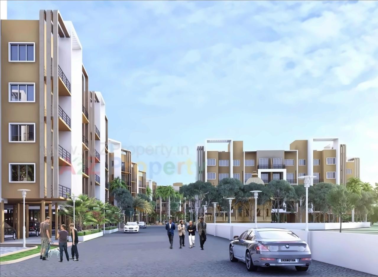 3D Elevation of real estate project Prayag City located at Vihighar, Raigarh, Maharashtra