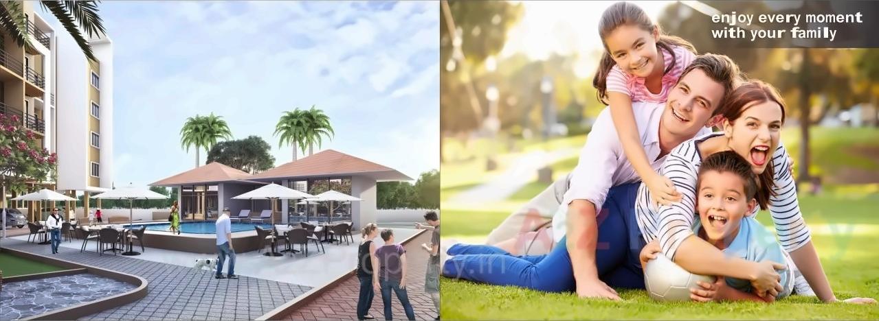 3D Elevation of real estate project Prayag City located at Vihighar, Raigarh, Maharashtra