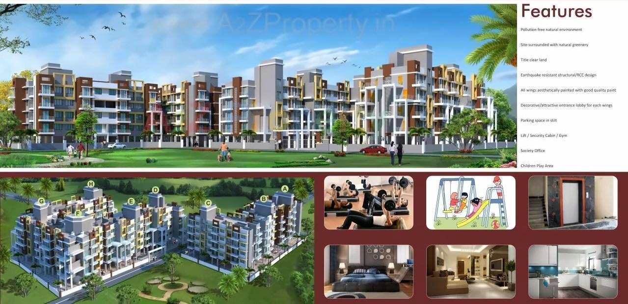 3D Elevation of real estate project Prayag Yash located at Adai, Raigarh, Maharashtra