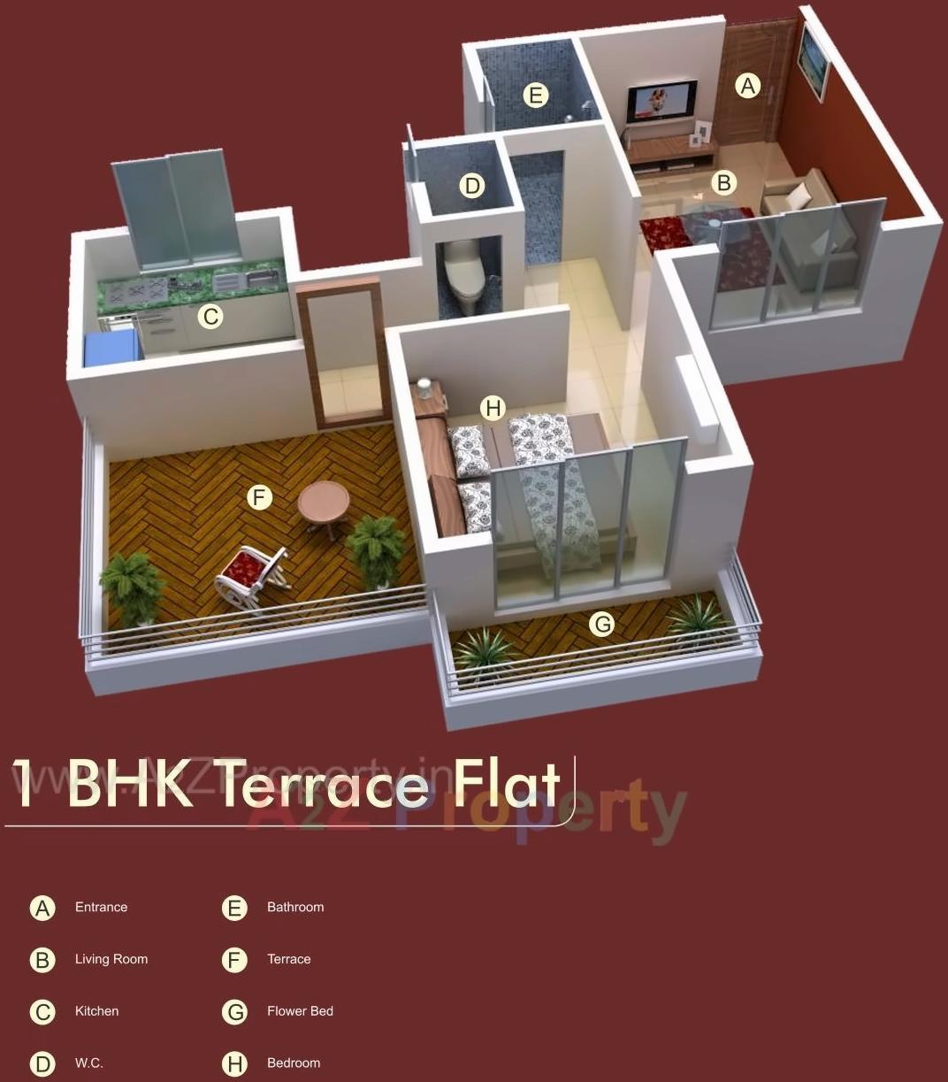 Layout of real estate project Prayag Yash located at Adai, Raigarh, Maharashtra