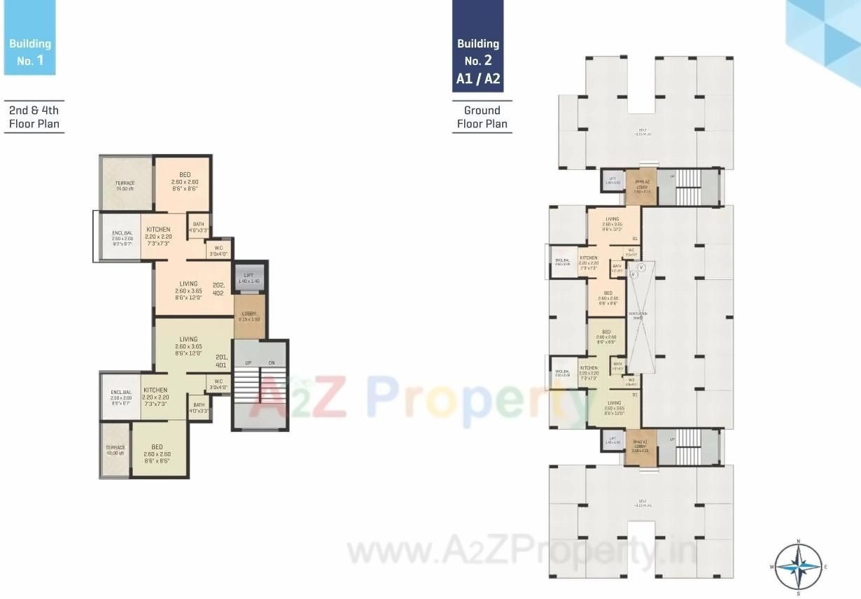 Layout of real estate project Priyanshi Residency located at Usarli-kh, Raigarh, Maharashtra