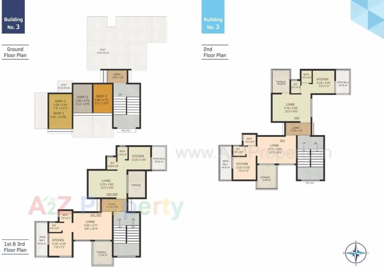Layout of real estate project Priyanshi Residency located at Usarli-kh, Raigarh, Maharashtra