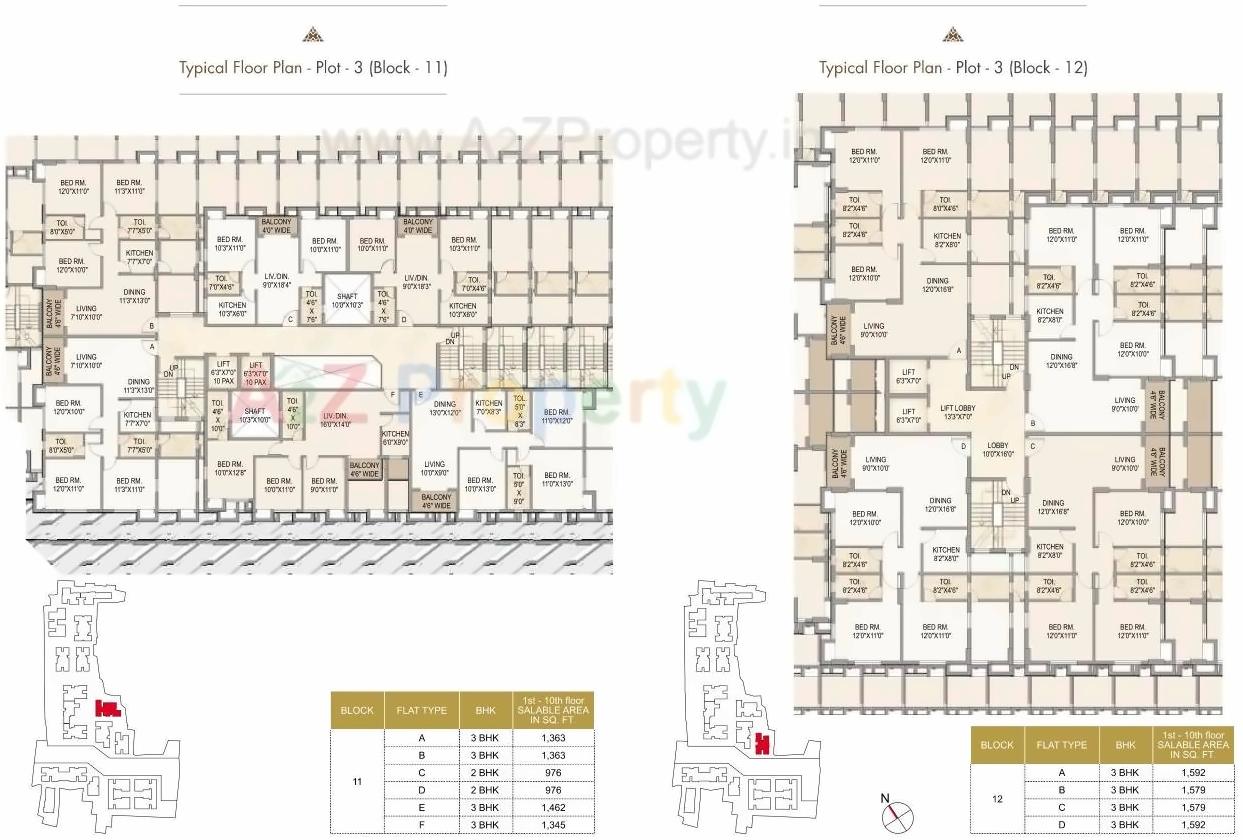 Layout of real estate project Pyramid located at Ambivali-t-tungartan, Raigarh, Maharashtra