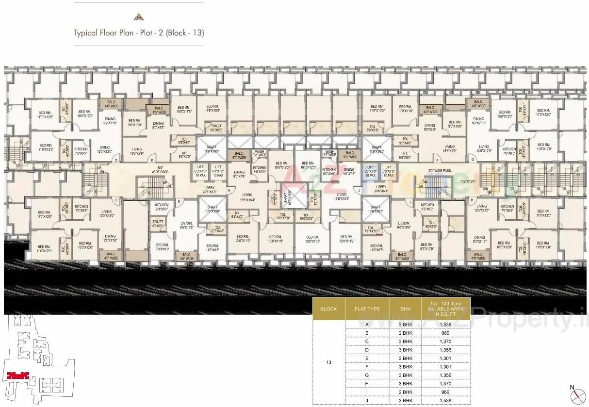 Layout of real estate project Pyramid located at Ambivali-t-tungartan, Raigarh, Maharashtra