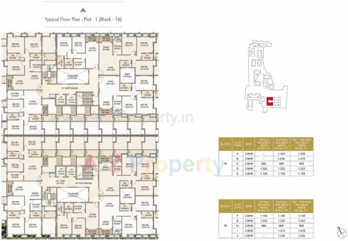 Layout of real estate project Pyramid located at Ambivali-t-tungartan, Raigarh, Maharashtra