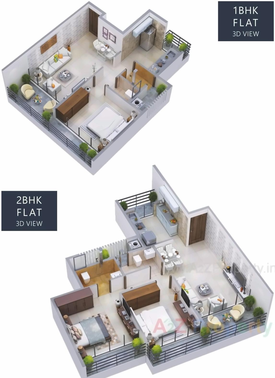 Layout of real estate project R N Heights located at Uran, Raigarh, Maharashtra